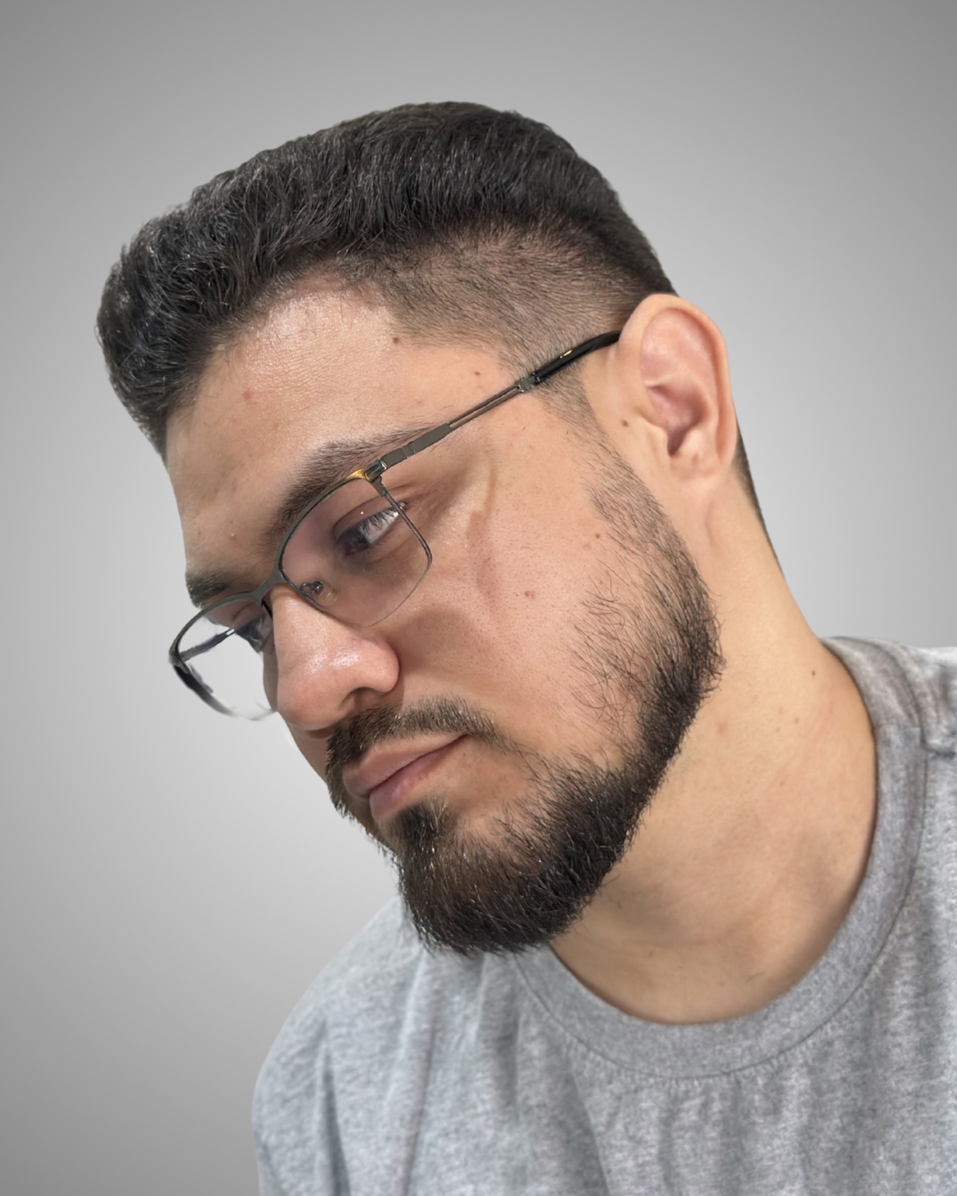 Barba alinhada — trabalho da Alves Barbearia